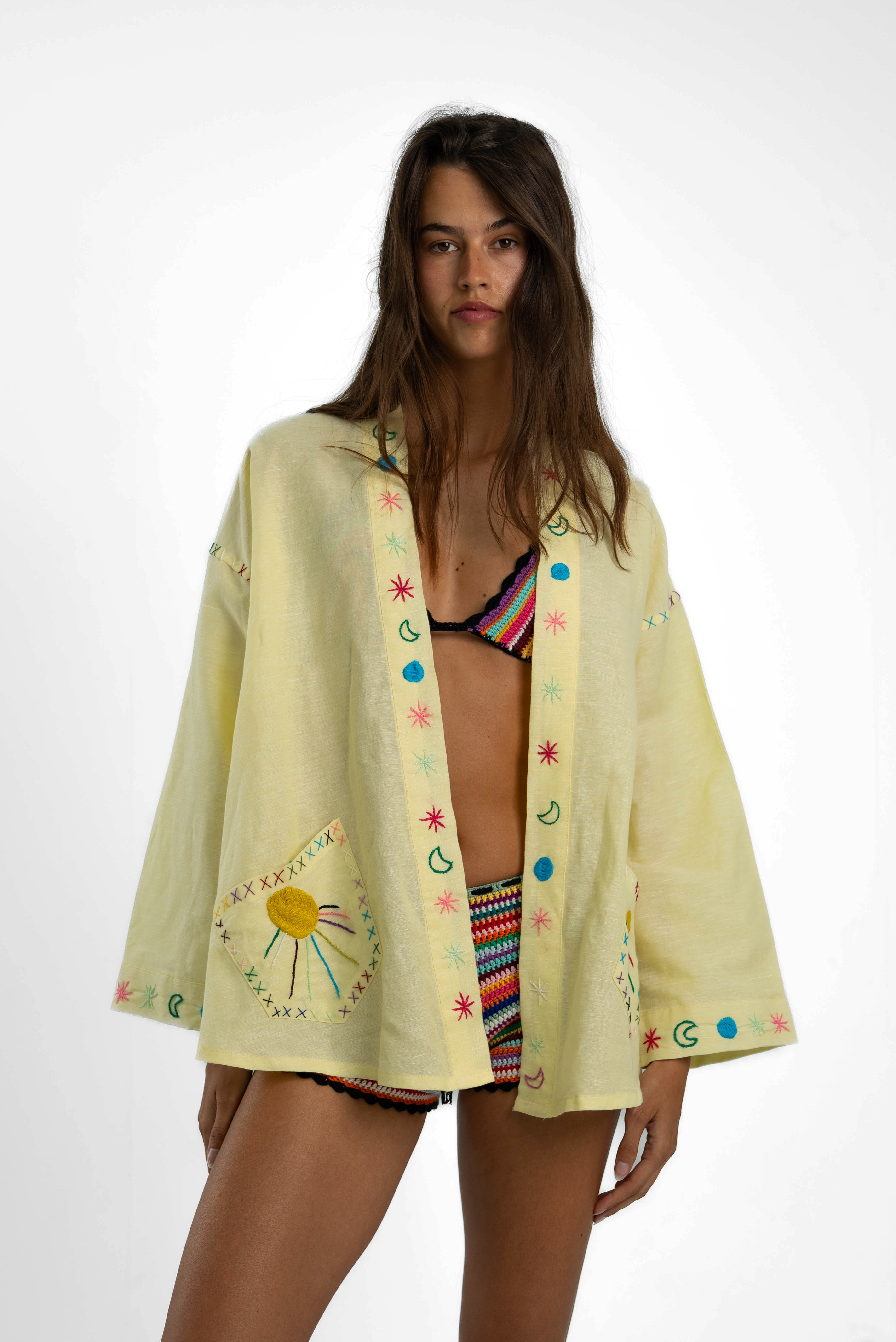 LE NIL LINEN KIMONO