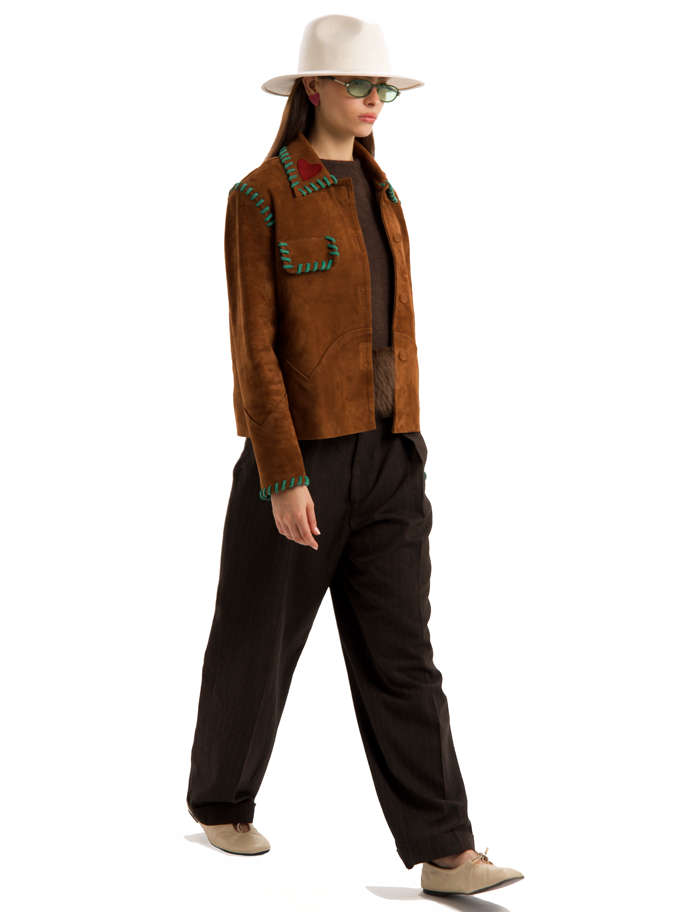 ANO GENUINE SUEDE JACKET