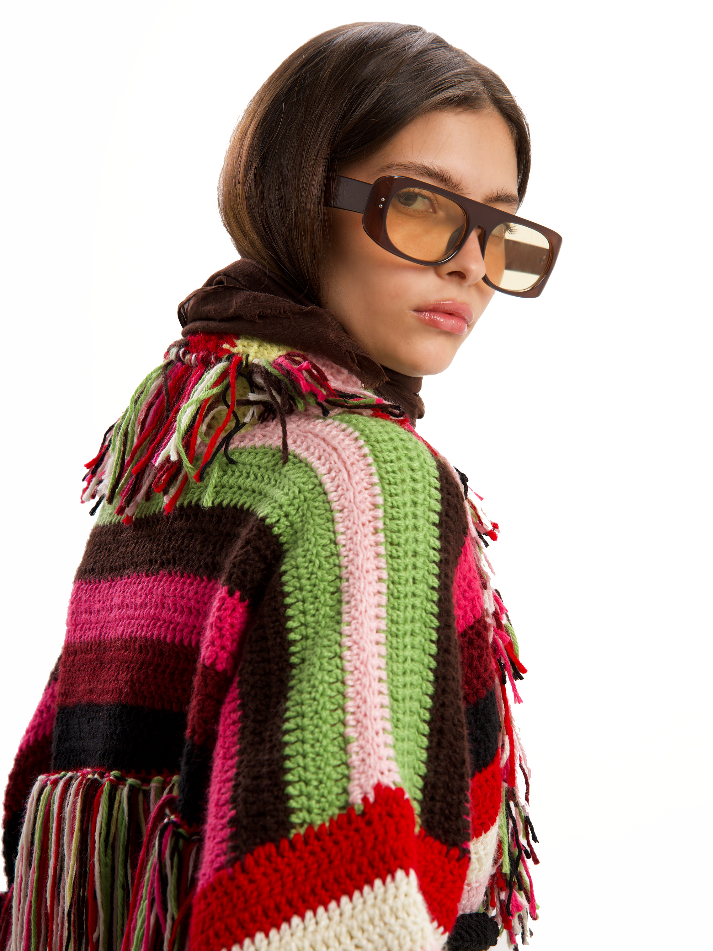 POUSSI WOOL KNIT CARDIGAN