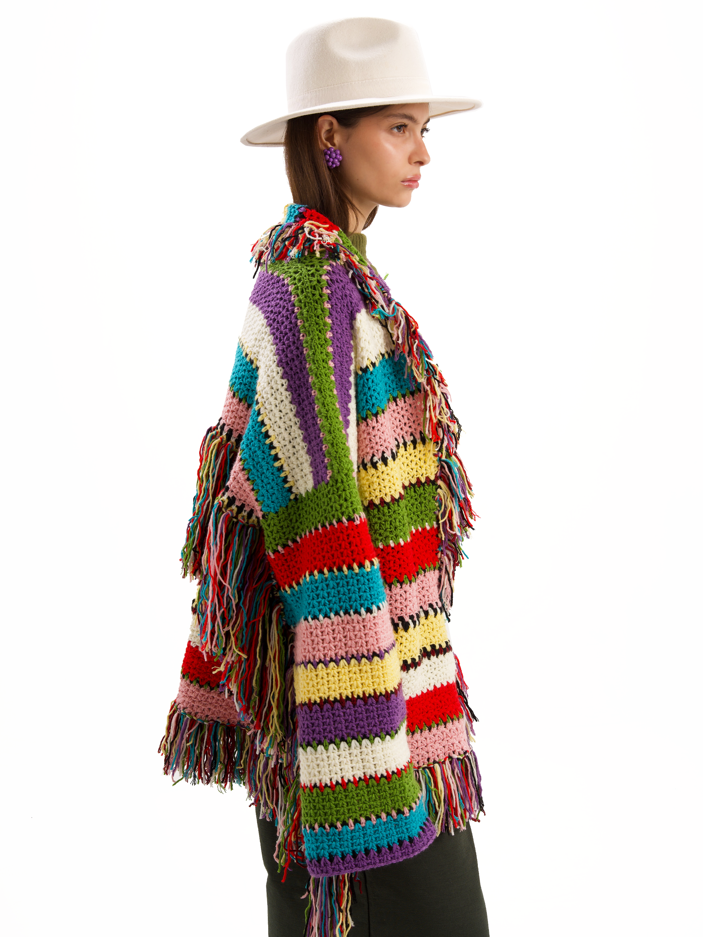 JOIE WOOL KNIT CARDIGAN