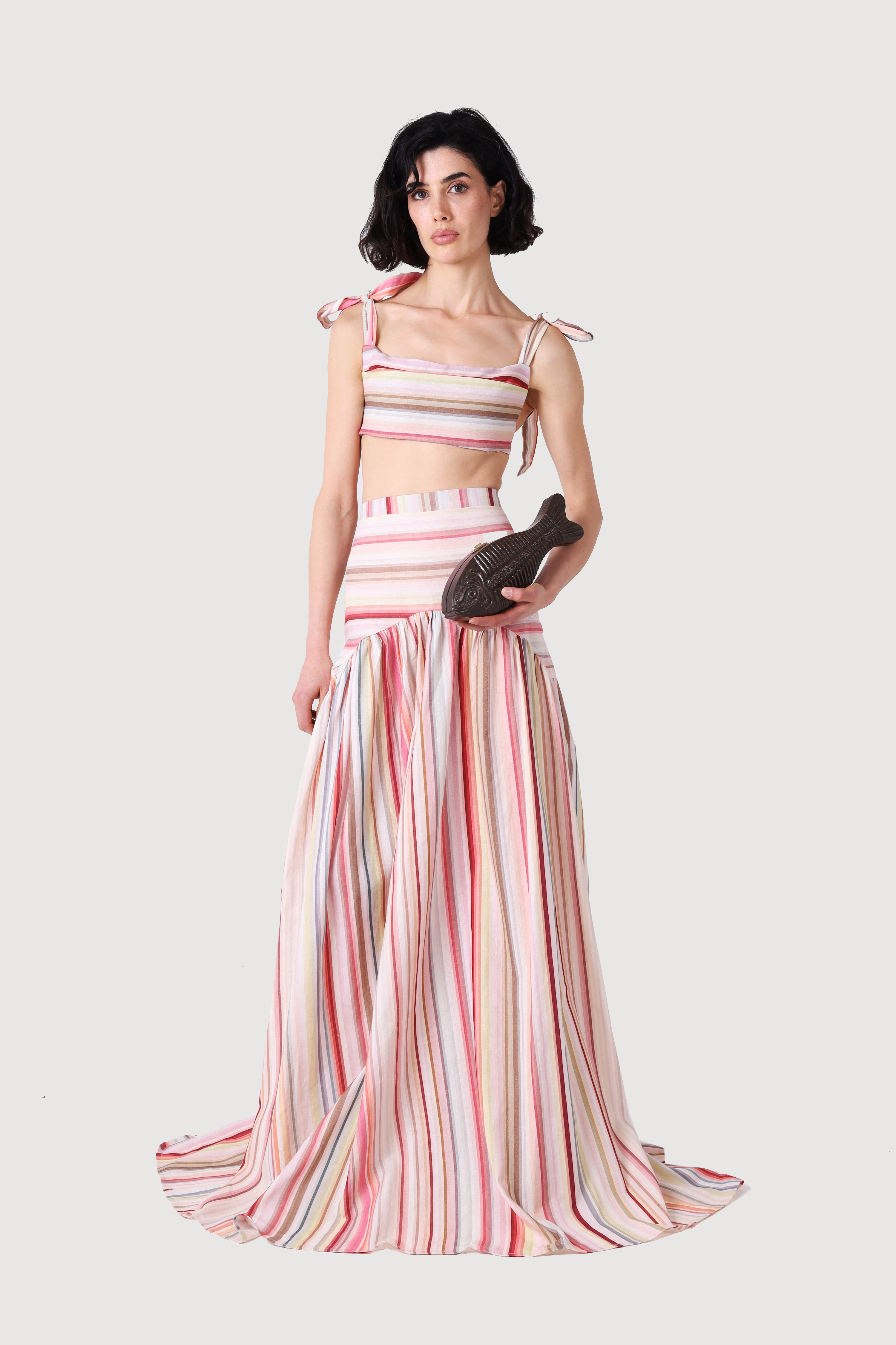 BLUSH LINEN THREE PIECE