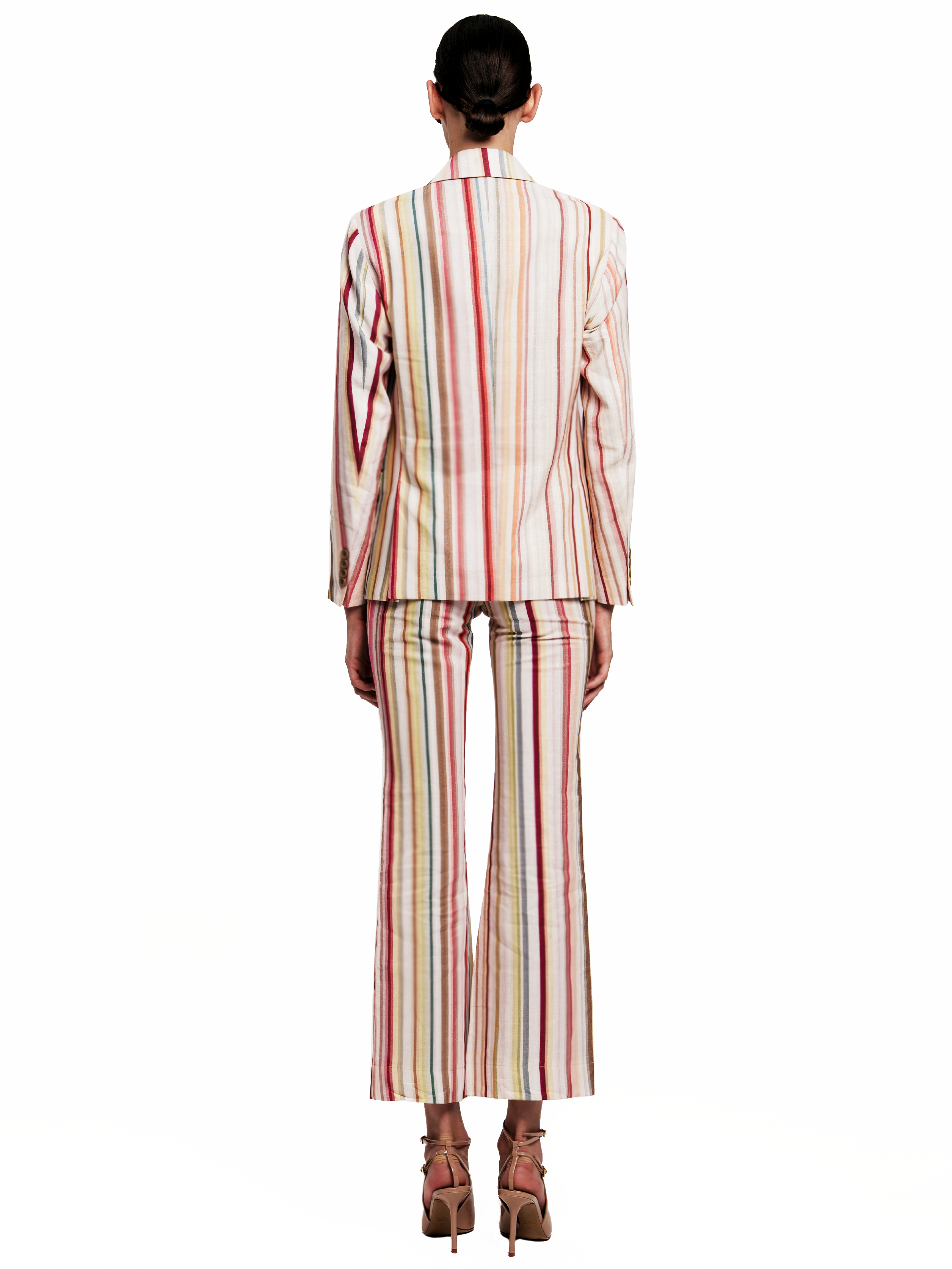 BLUSH LINEN TAILORED SUIT