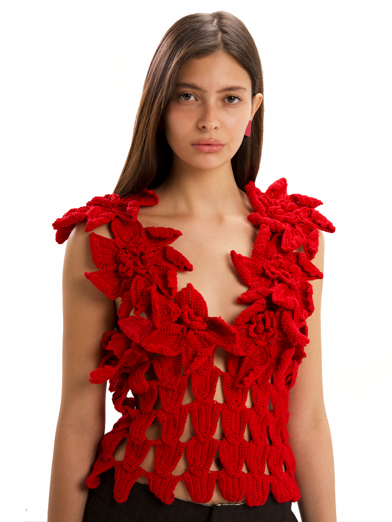 SADE CROCHET TOP