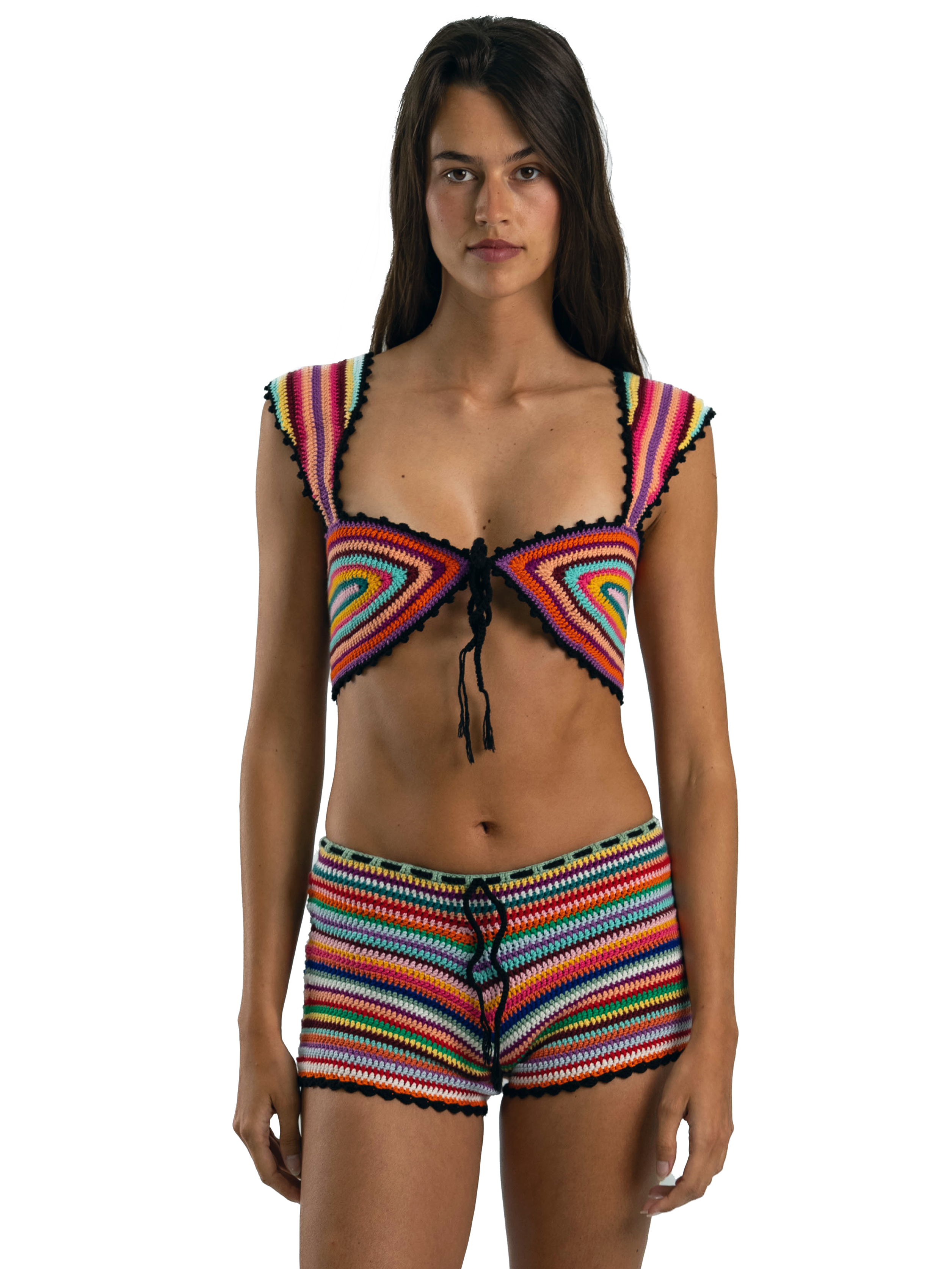 CARIOCA CROCHET SET BLACK