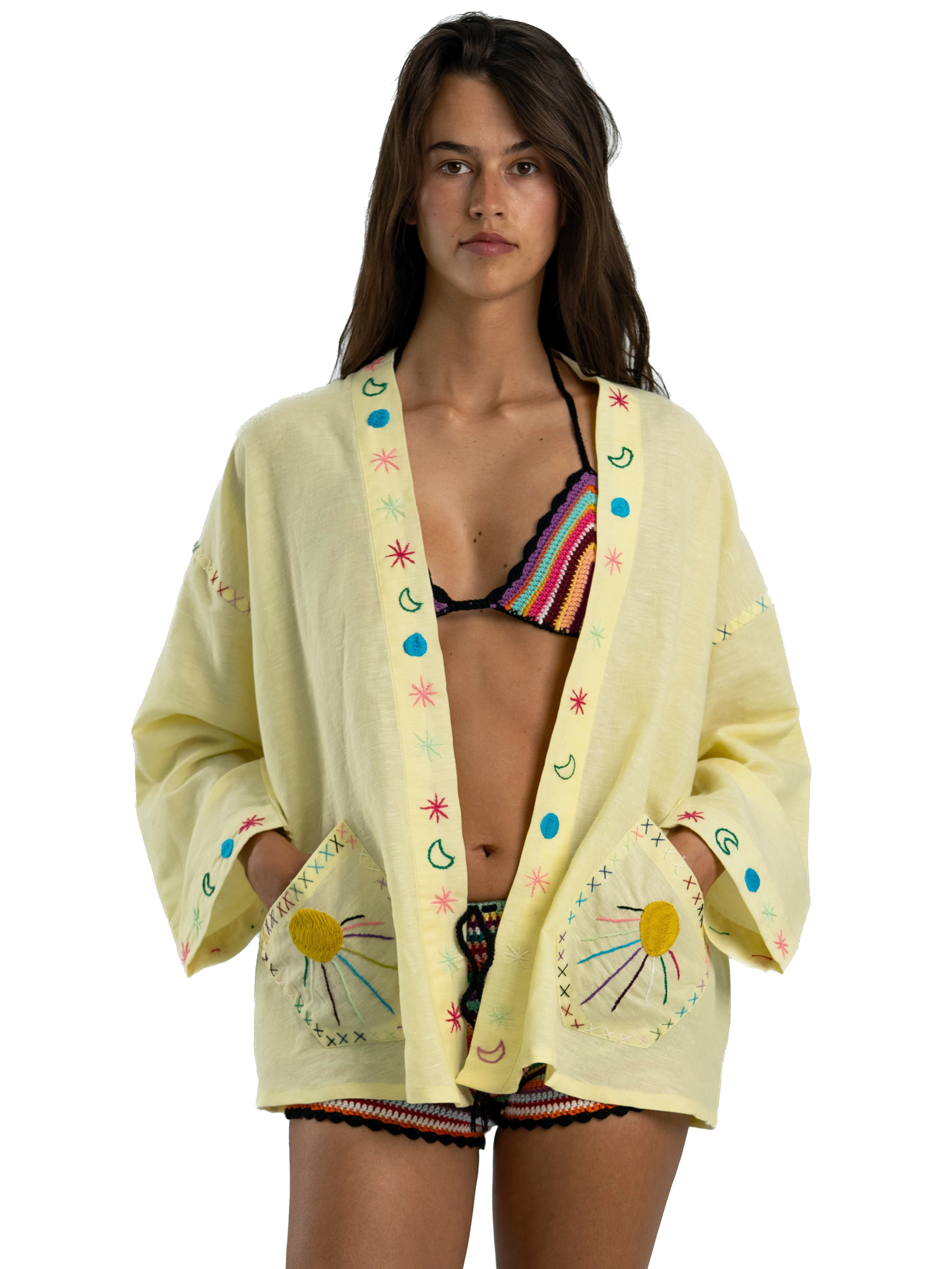LE NIL LINEN KIMONO
