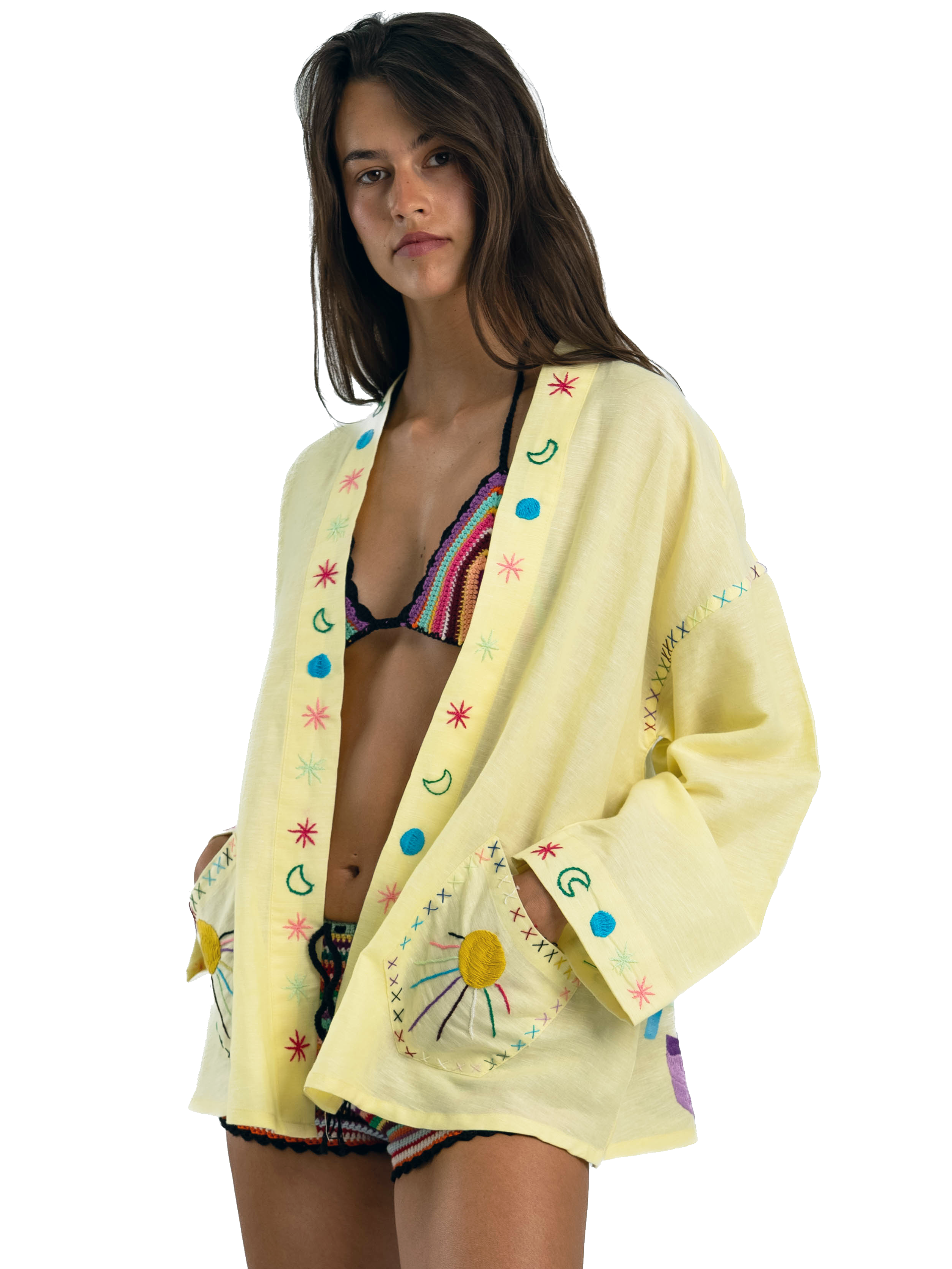 LE NIL LINEN KIMONO