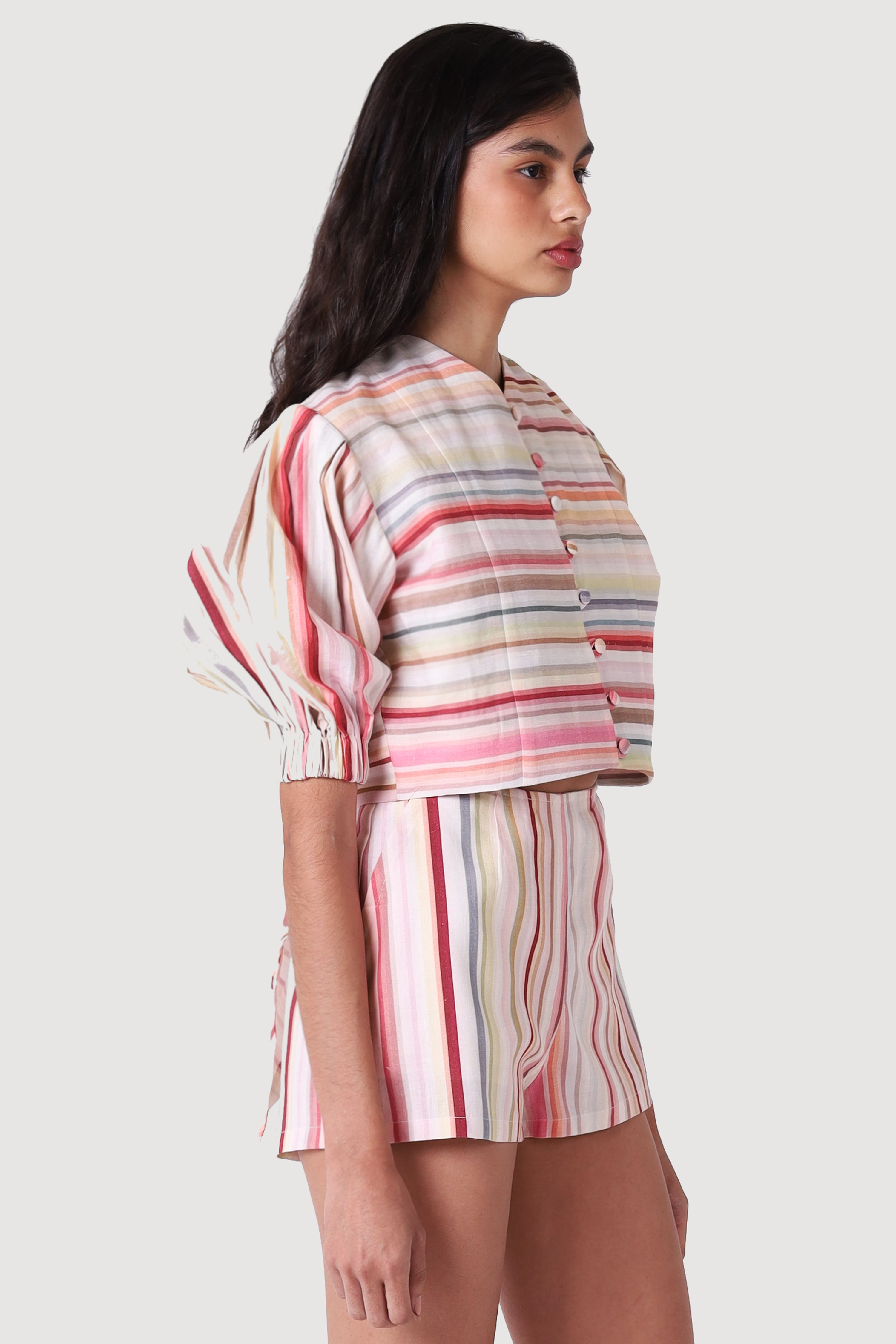 BLUSH LINEN JACKET