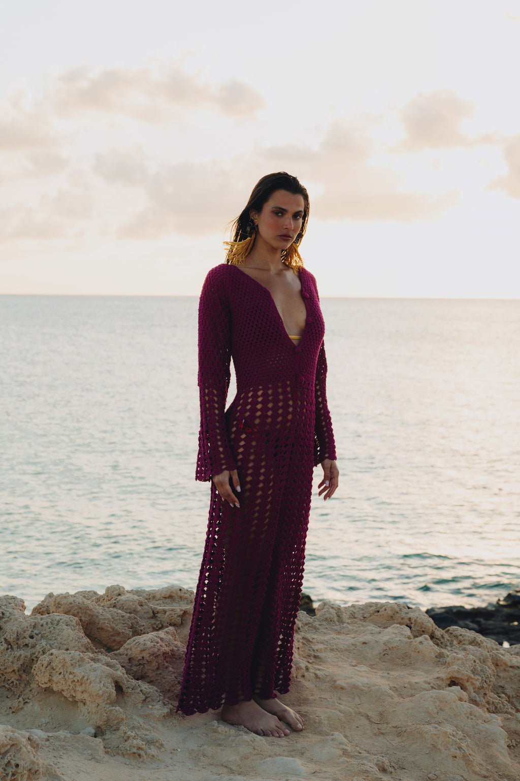 DENIZ CROCHET DRESS