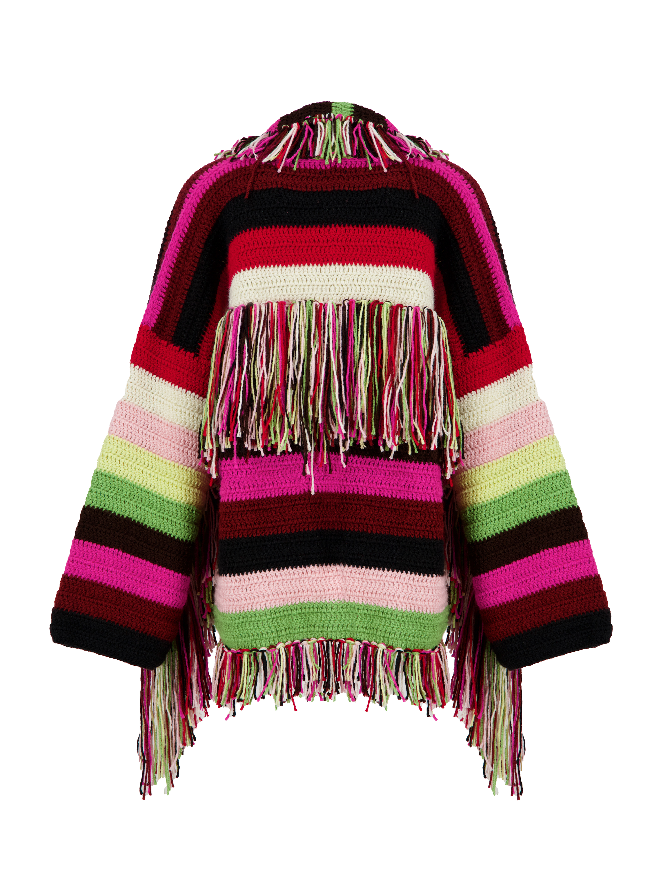POUSSI WOOL KNIT CARDIGAN